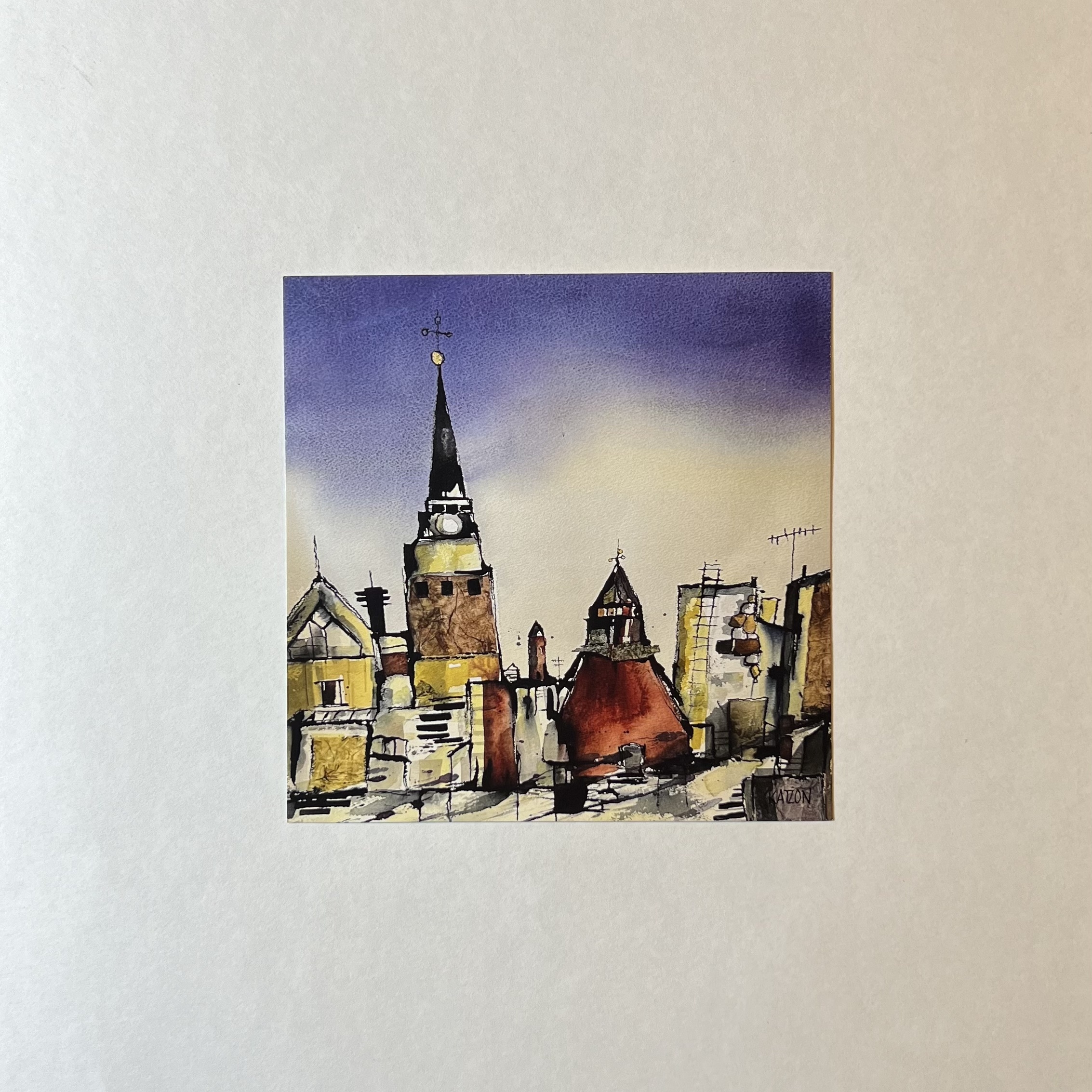 Konstkort - 15x15cm