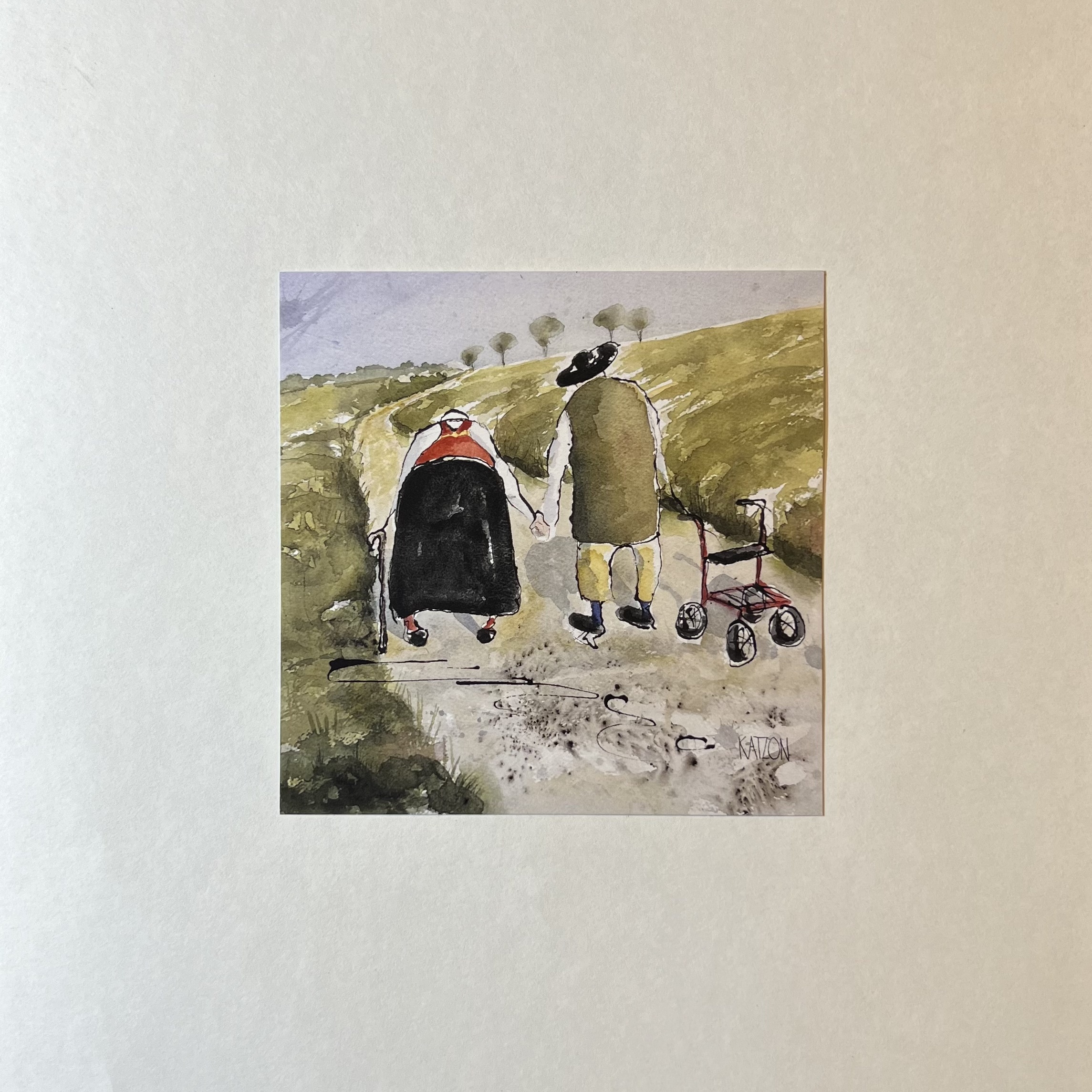 Konstkort - 15x15cm