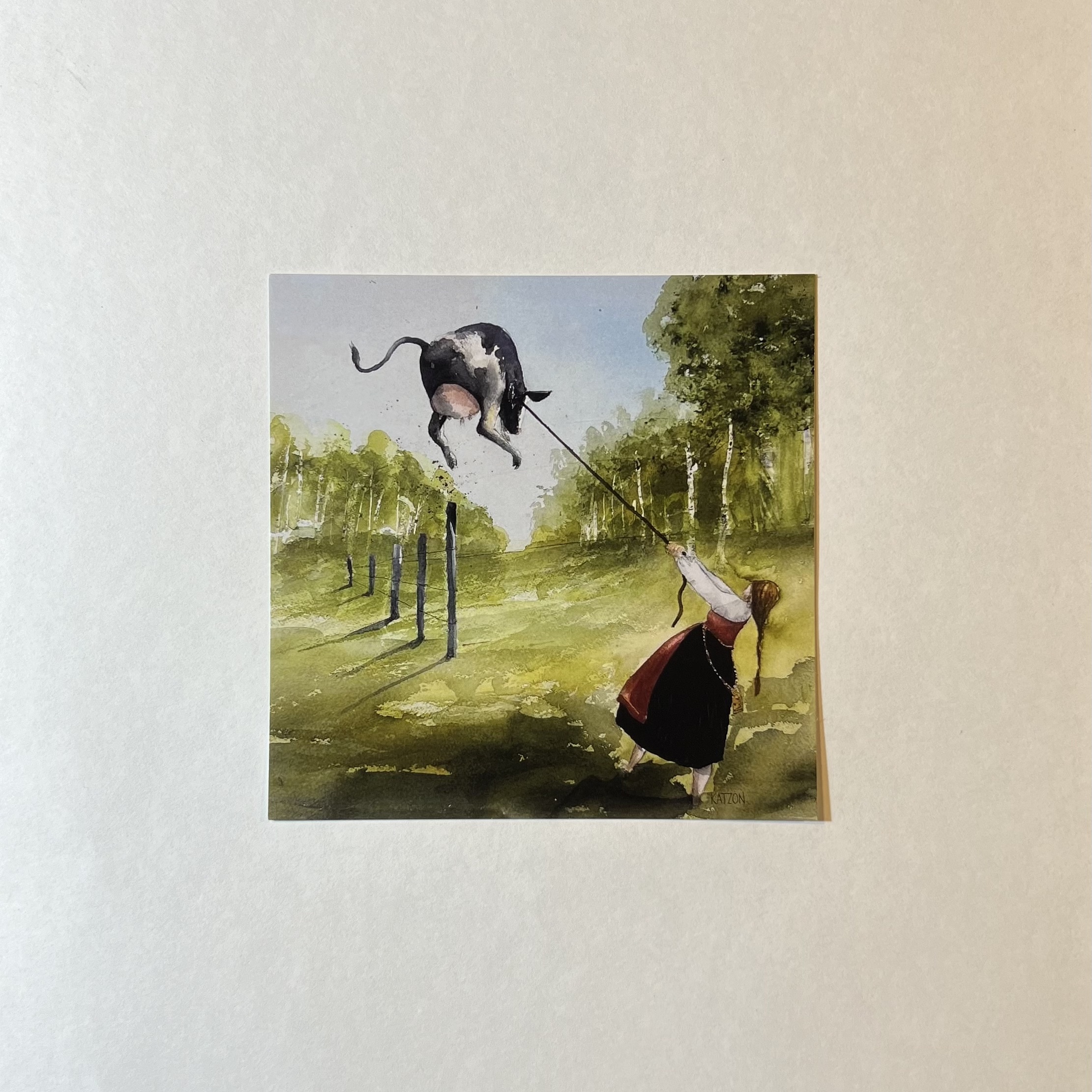 Konstkort - 15x15cm