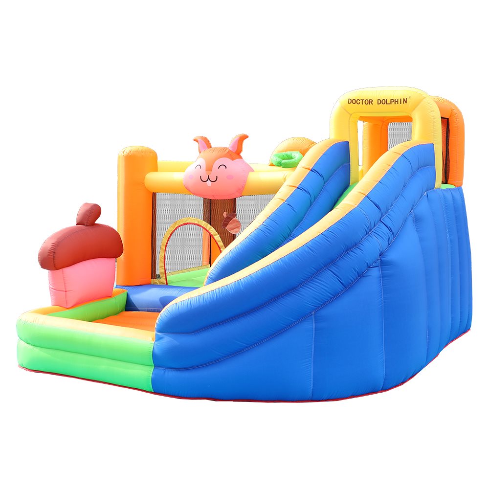 Doctor Dolphin Squirrel Hoppborg för barn – Komplett med 450W fläkt - 6