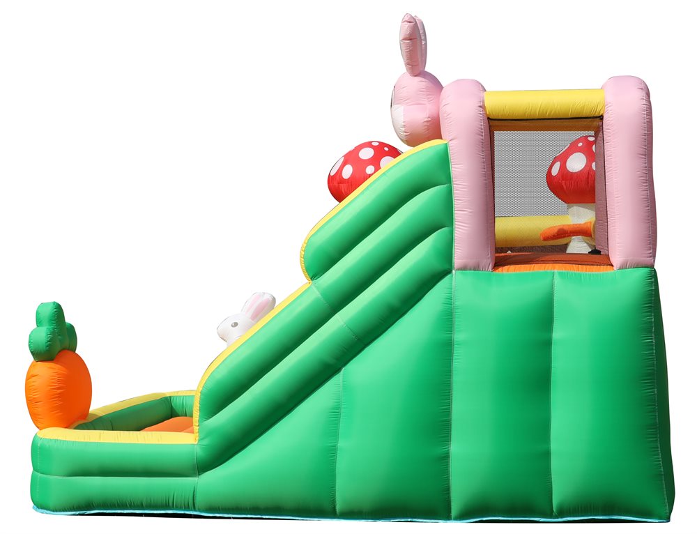 Doctor Dolphin Rabbit Hoppborg för barn – Komplett med 450W fläkt - 3
