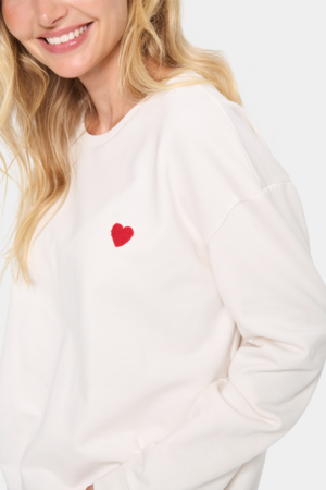 HannikaSZ Sweatshirt White - 2