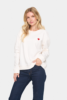HannikaSZ Sweatshirt White