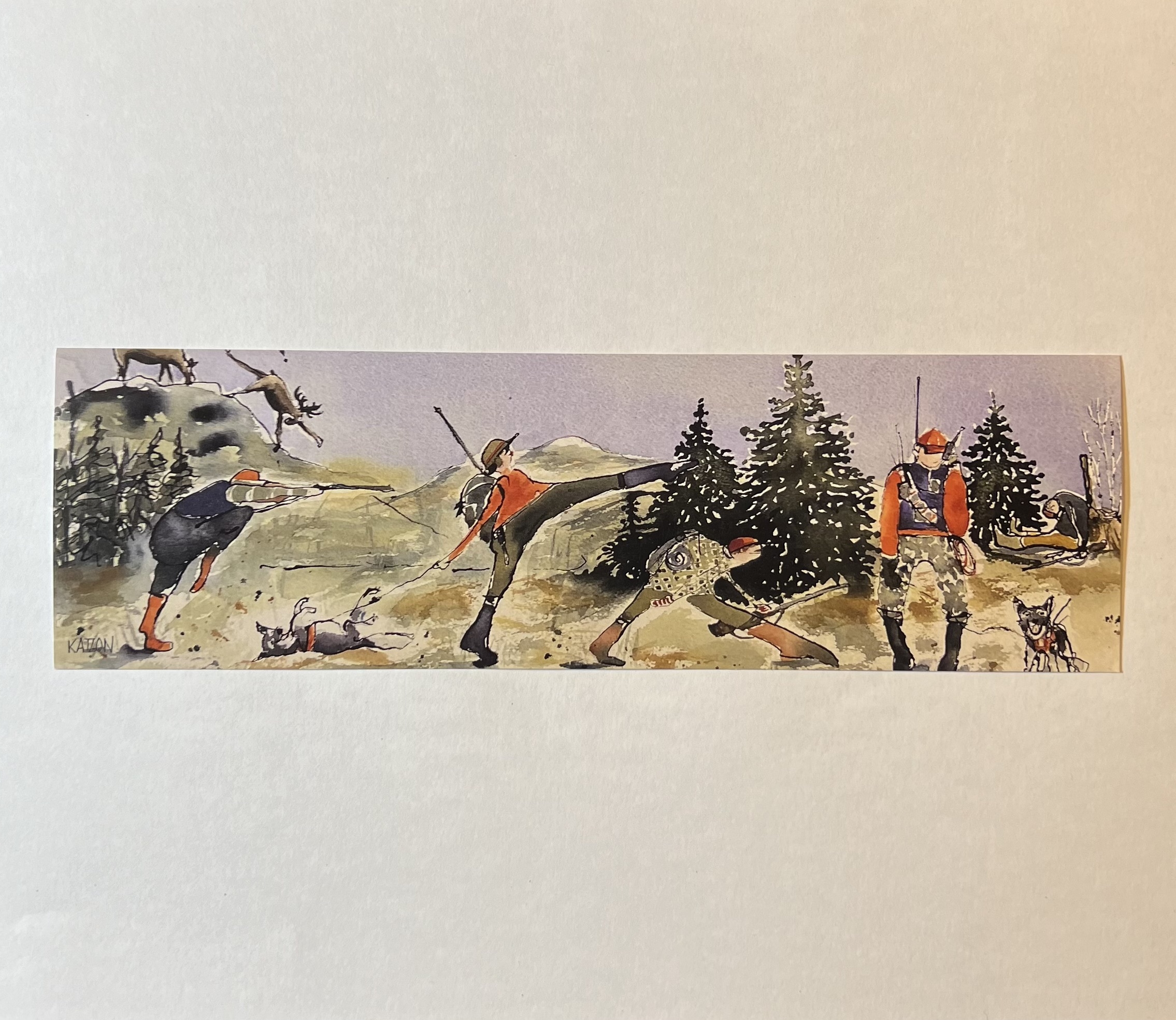 Konstkort - 9x30cm