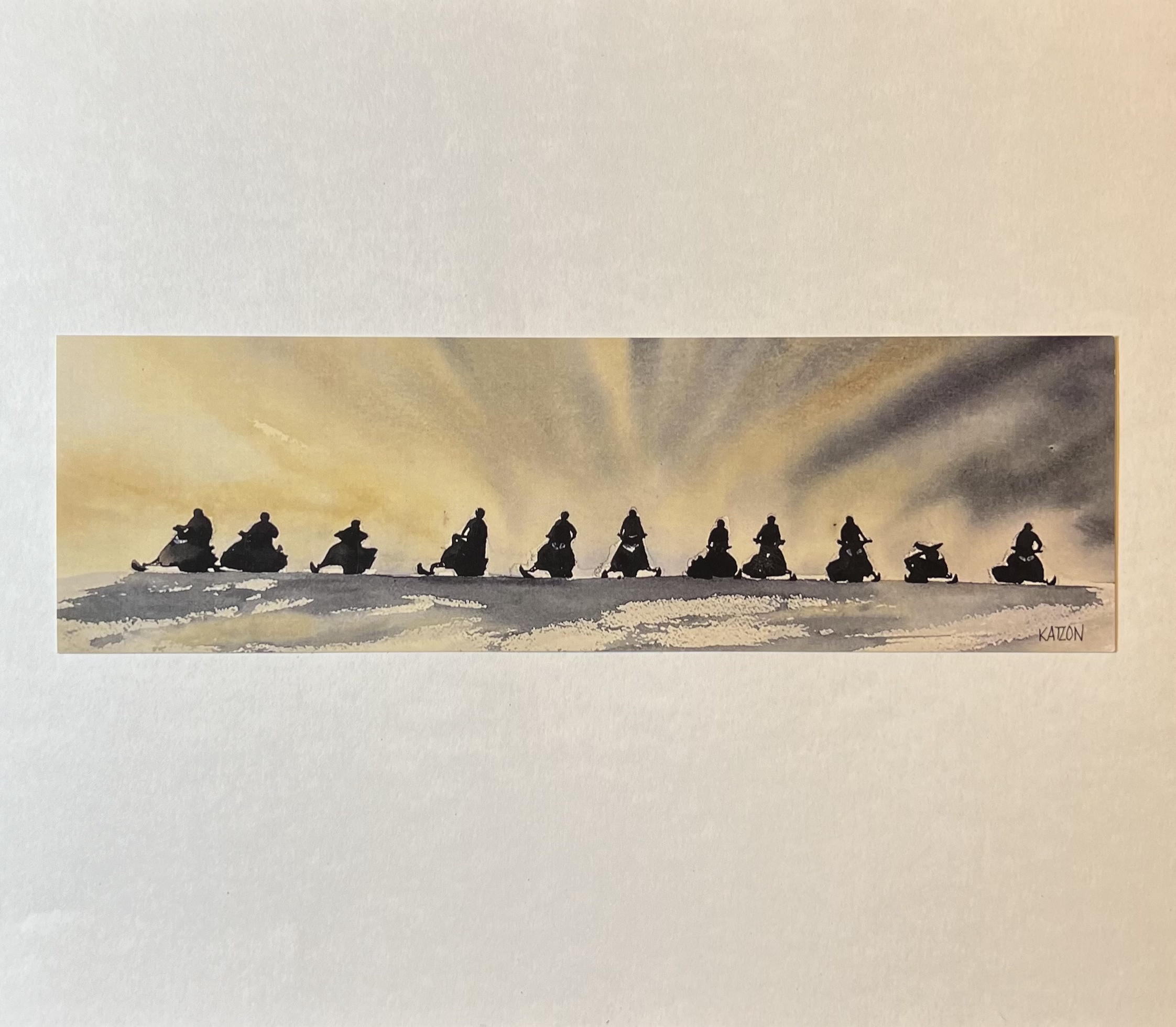 Konstkort - 9x30cm