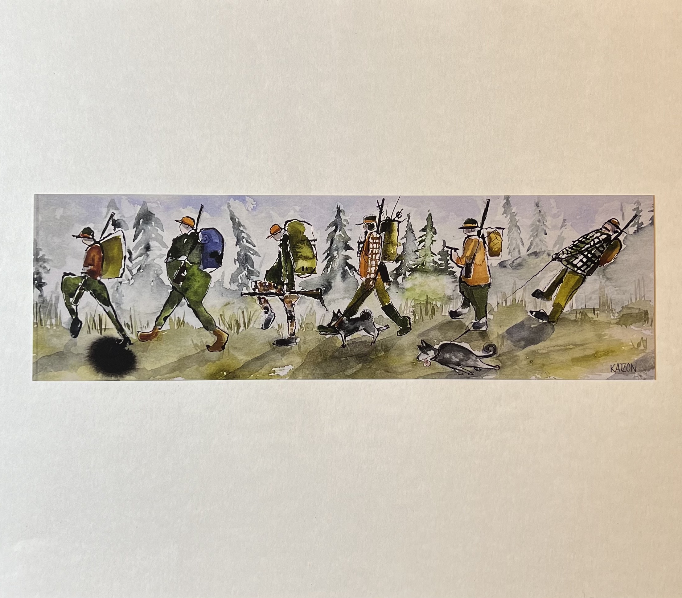 Konstkort - 9x30cm