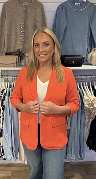 Cream Can Cocamia 3/4 Blazer Paprika