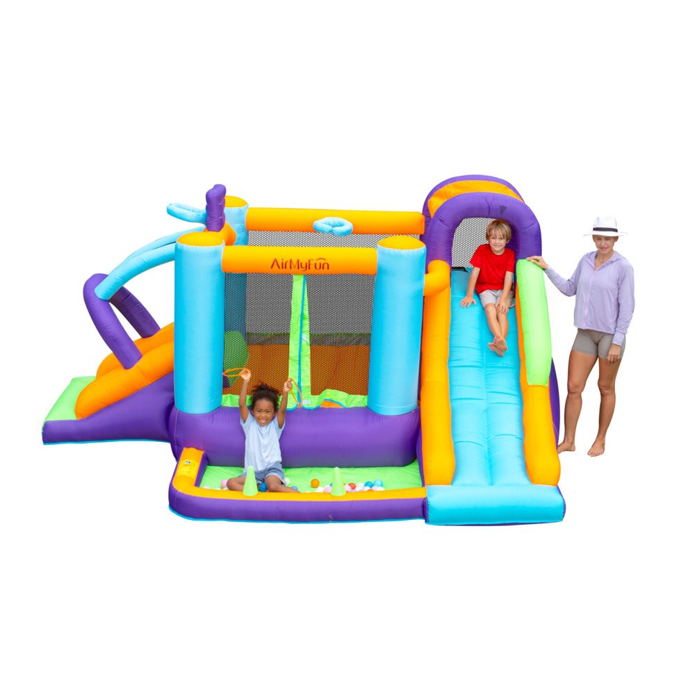 Doctor Dolphin Jump Hoppborg för barn – Komplett med 450W fläkt - 2