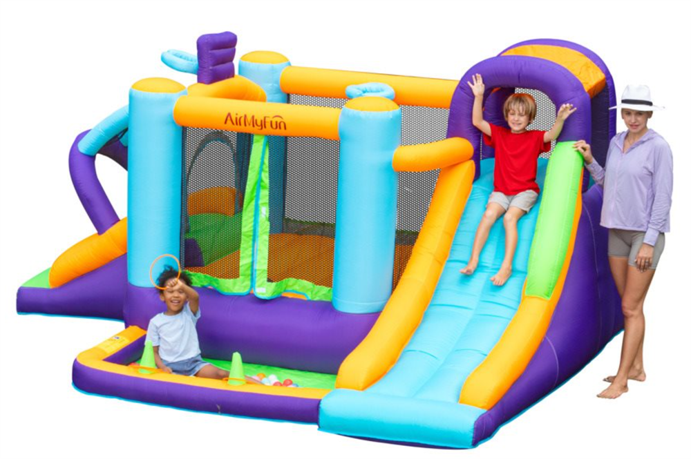Doctor Dolphin Jump Hoppborg för barn – Komplett med 450W fläkt - 8