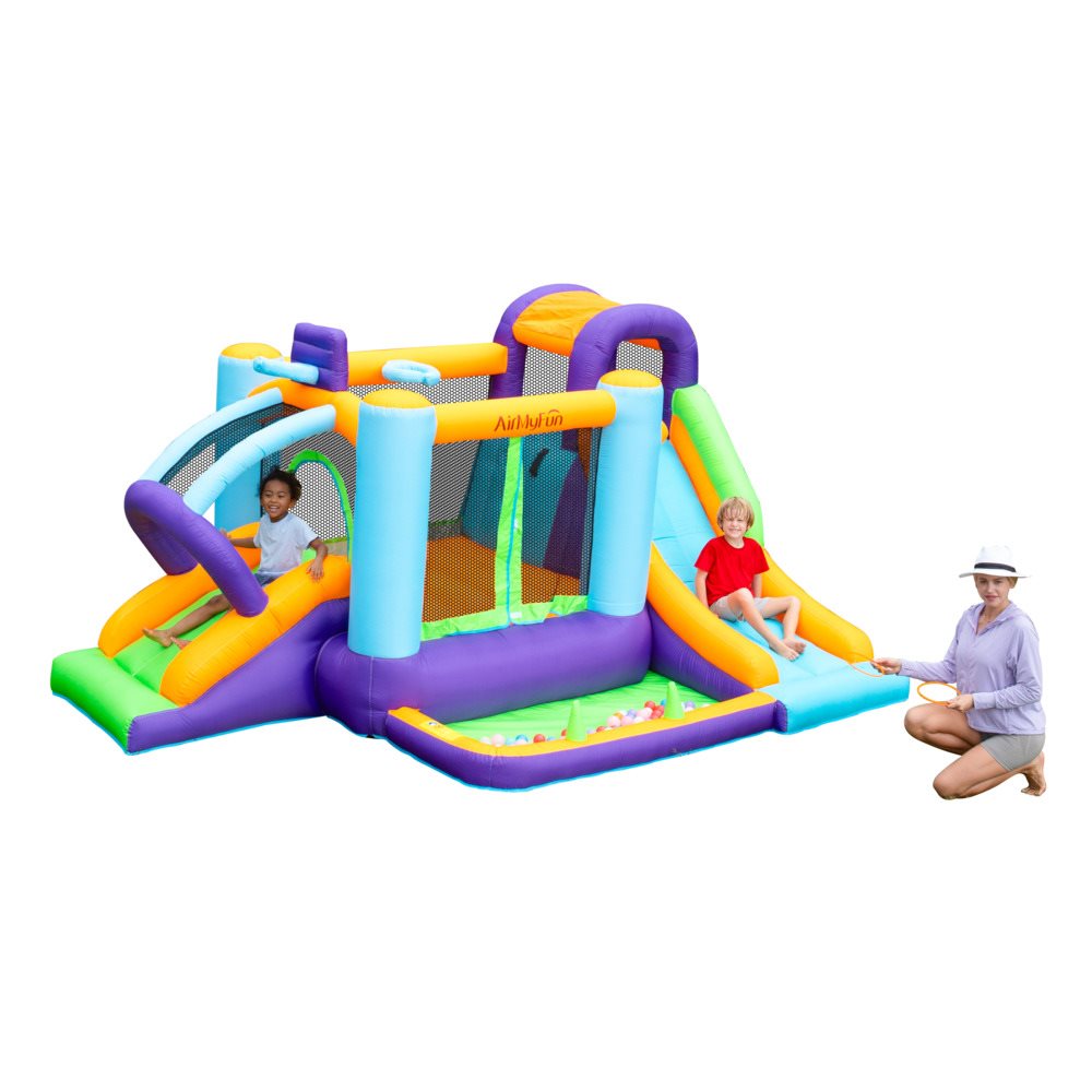 Doctor Dolphin Jump Hoppborg för barn – Komplett med 450W fläkt - 3