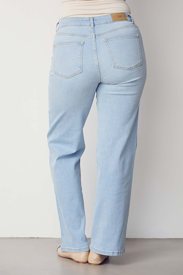Isay - Bologna Wide Jeans Light Blue Denim - 6