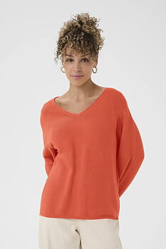 Cream Sillar Pullover Paprika