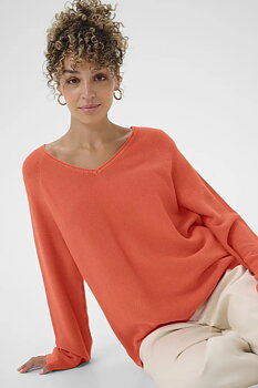 Cream Sillar Pullover Paprika