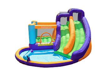 Doctor Dolphin Jumpwater Hoppborg för barn – Komplett med 750W fläkt