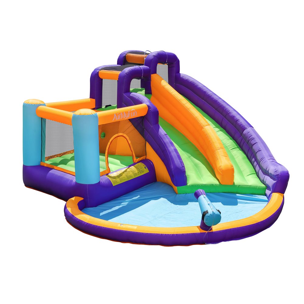 Doctor Dolphin Jumpwater Hoppborg för barn – Komplett med 750W fläkt - 3