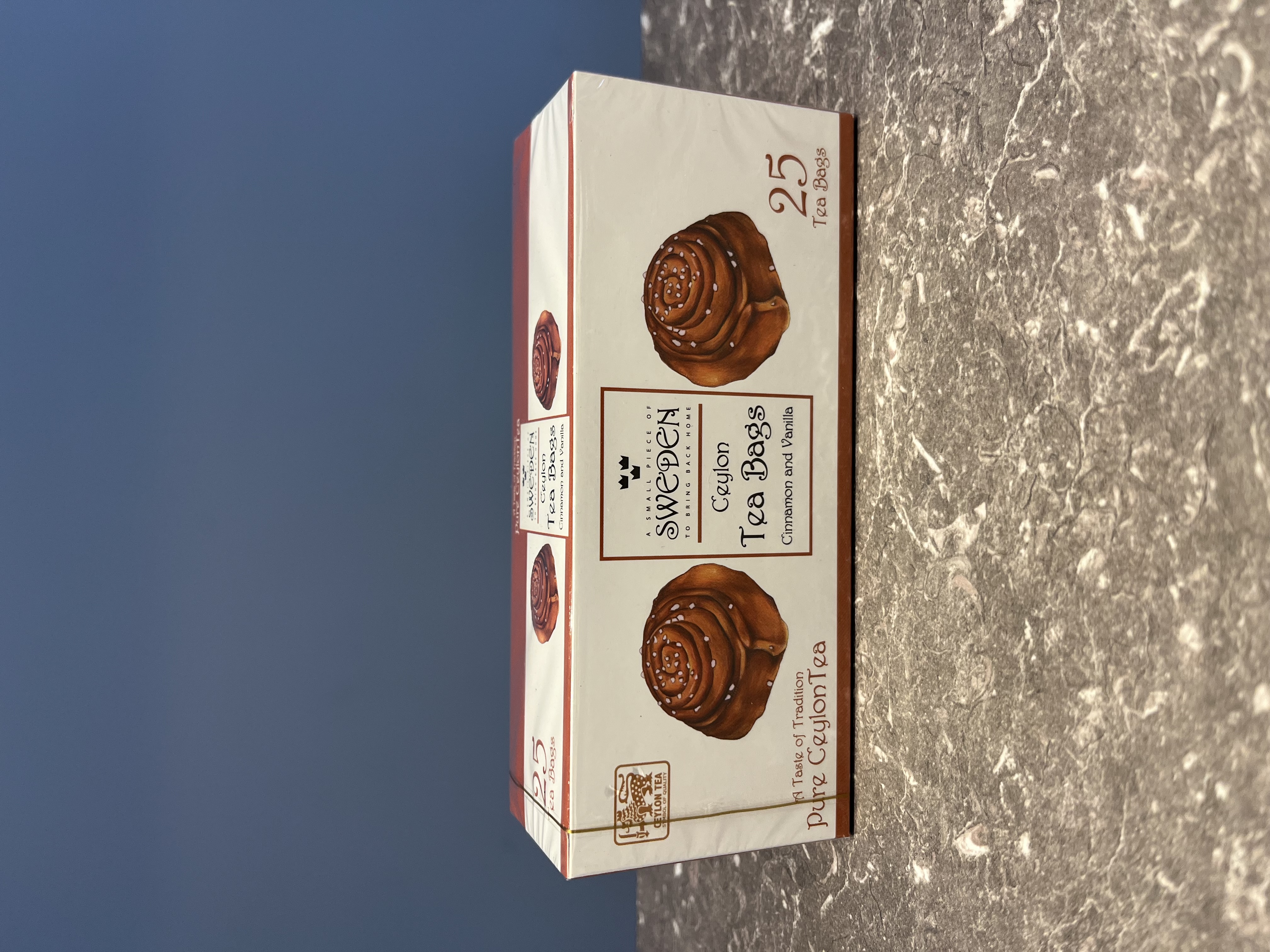 25 påsar te kanelbulle 