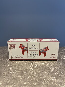 25 tepåsar med Dalahäst 