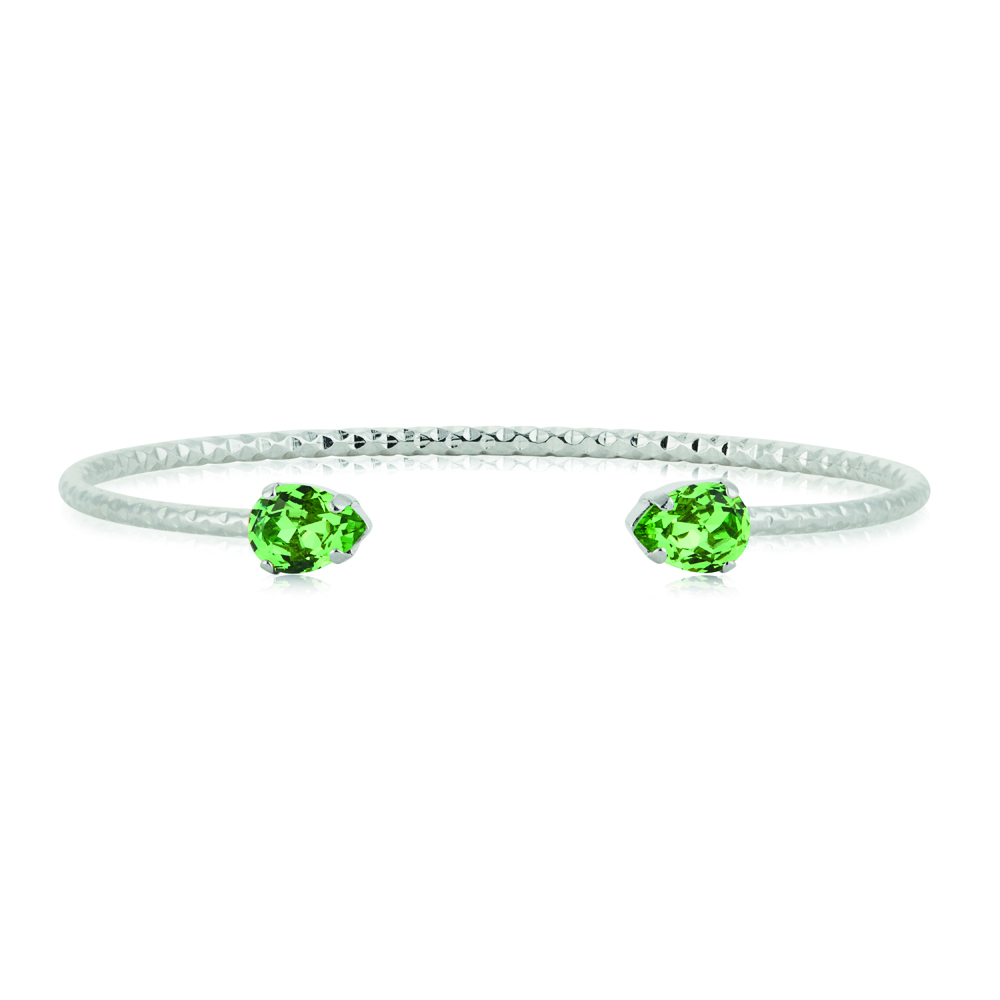 Caroline Svedbom Amelia armband  Recreated Peridot rhodium