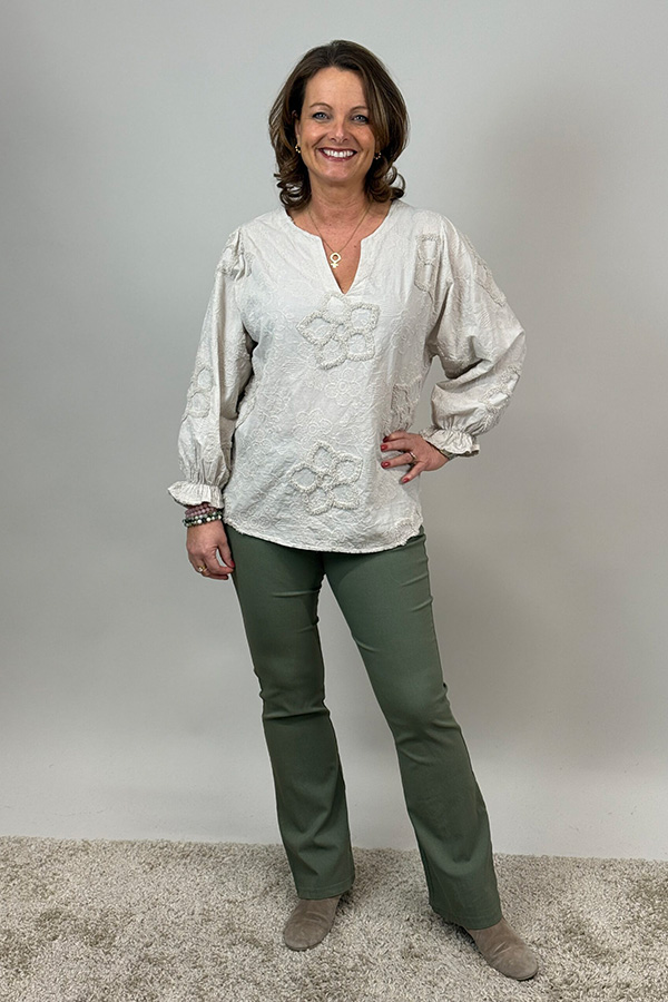 Mix by heart -  Melanie Blouse Beige - 4