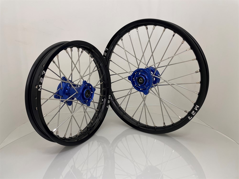 M2R MX Hjulset Yamaha YZ85 19/16 1993-2026 Blå/Svart