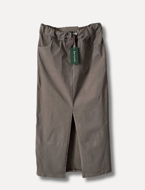 Reunion Box Skirt Taupe