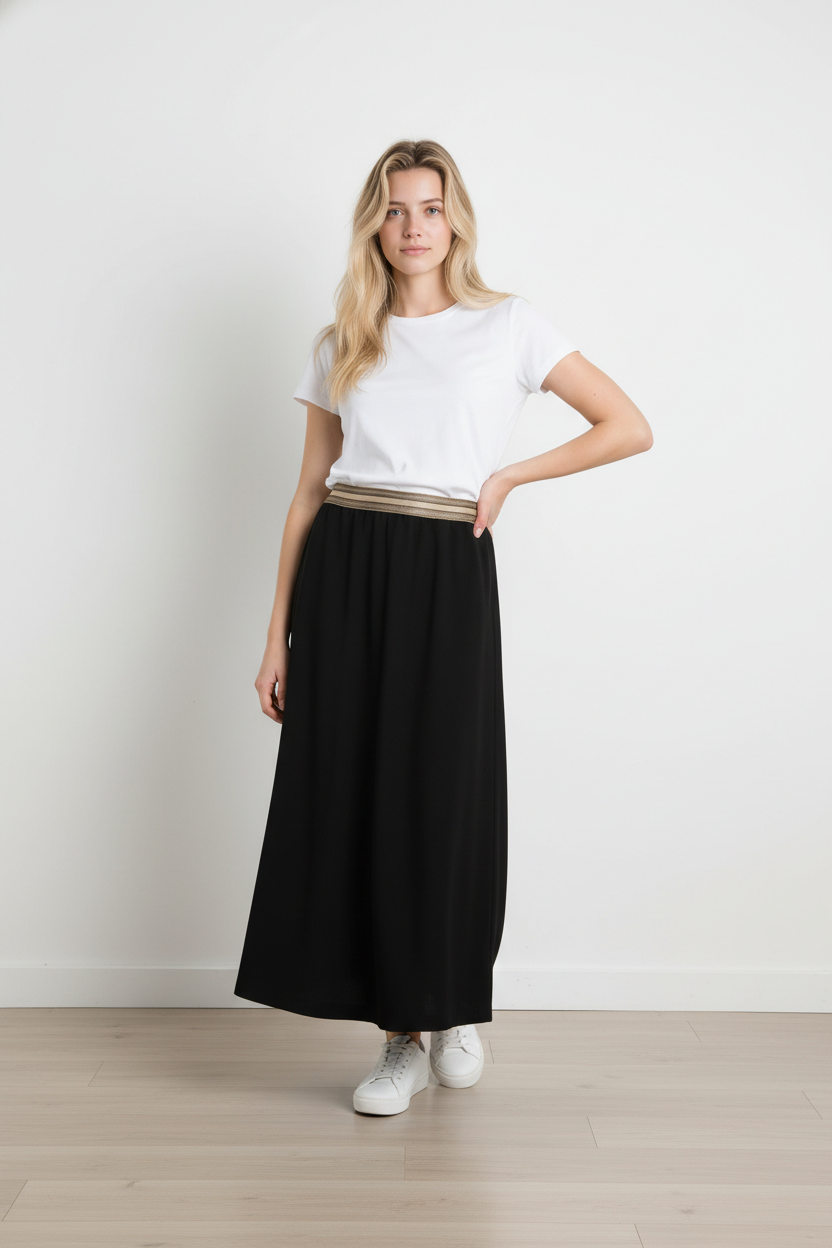 Cosmos Skirt - Black - Costa Mani