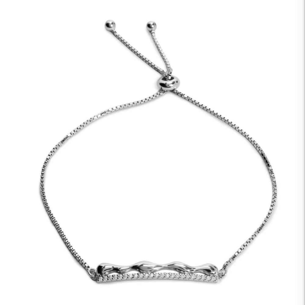 Lineargent Liquid Double armband