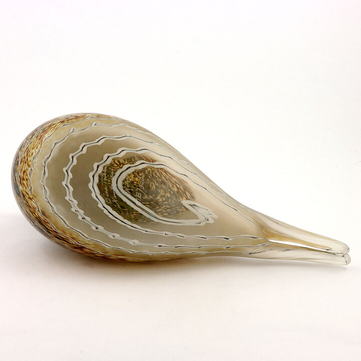 Oiva Toikka (1988) Labbe (Kihu) Limited Edition Glass Bird 29/14 cm (2)