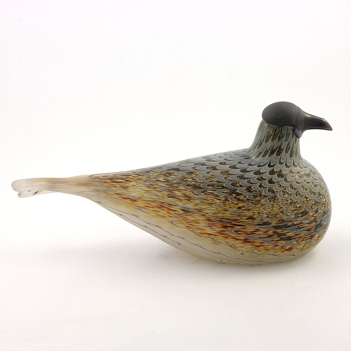 オイバ・トイッカ  3000個限定！ Labbe アジサシ ガラスの鳥 オブジェ 1988年 (29/14cm) (2)