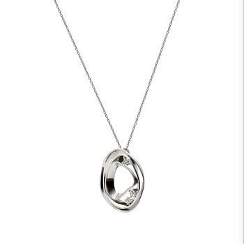 Lineargent Brilliant Circle halsband