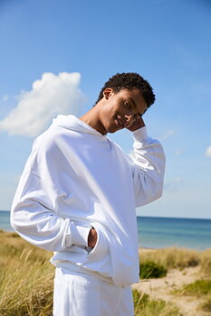 Tiger Cotton Oversized Hoodie med sidofickor - Unisex - Neutral - EKO - 2 olika färger