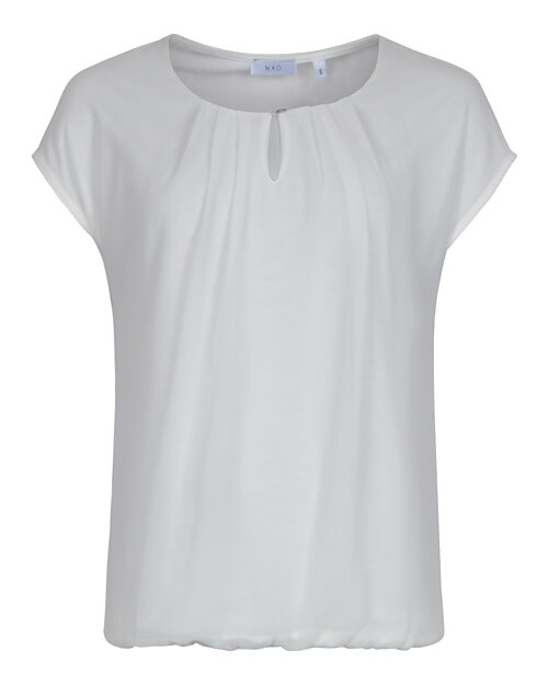 Topp skir med resår holkärm offwhite - 2