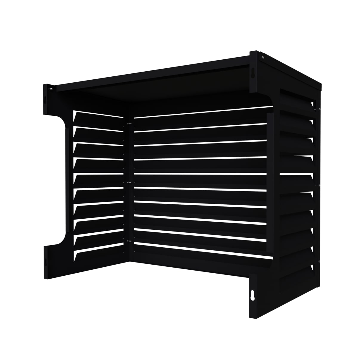 Värmepumpsskydd 1000 Aluminium Svart - 3