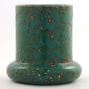 Marianne Westman (1964) Unique Green Vase  with Modern Form 14 cm