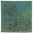 Lisa Larson (1972) Swedish Bookbinder Union Wall Plaque 27 cm
