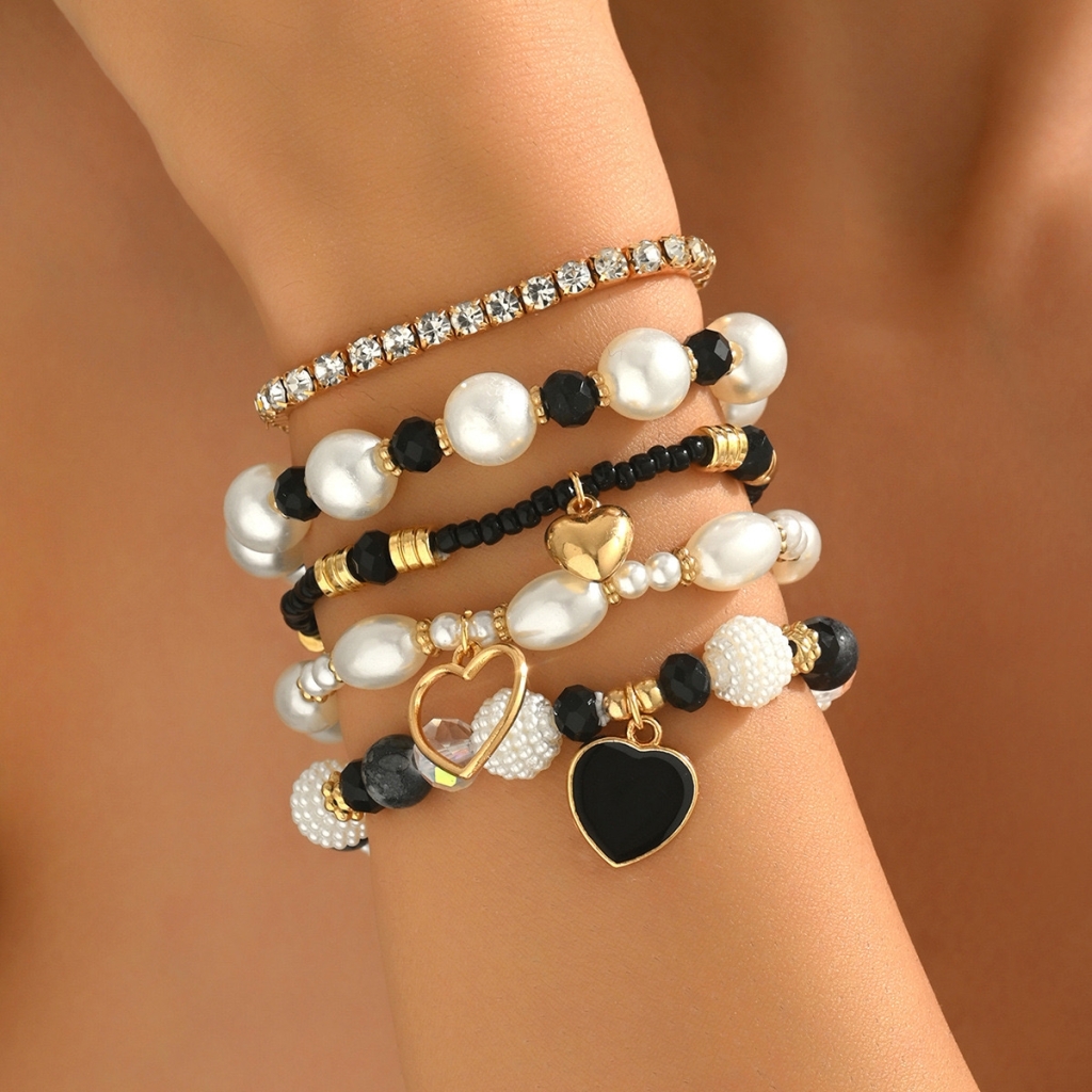 Bracelet set/5 black