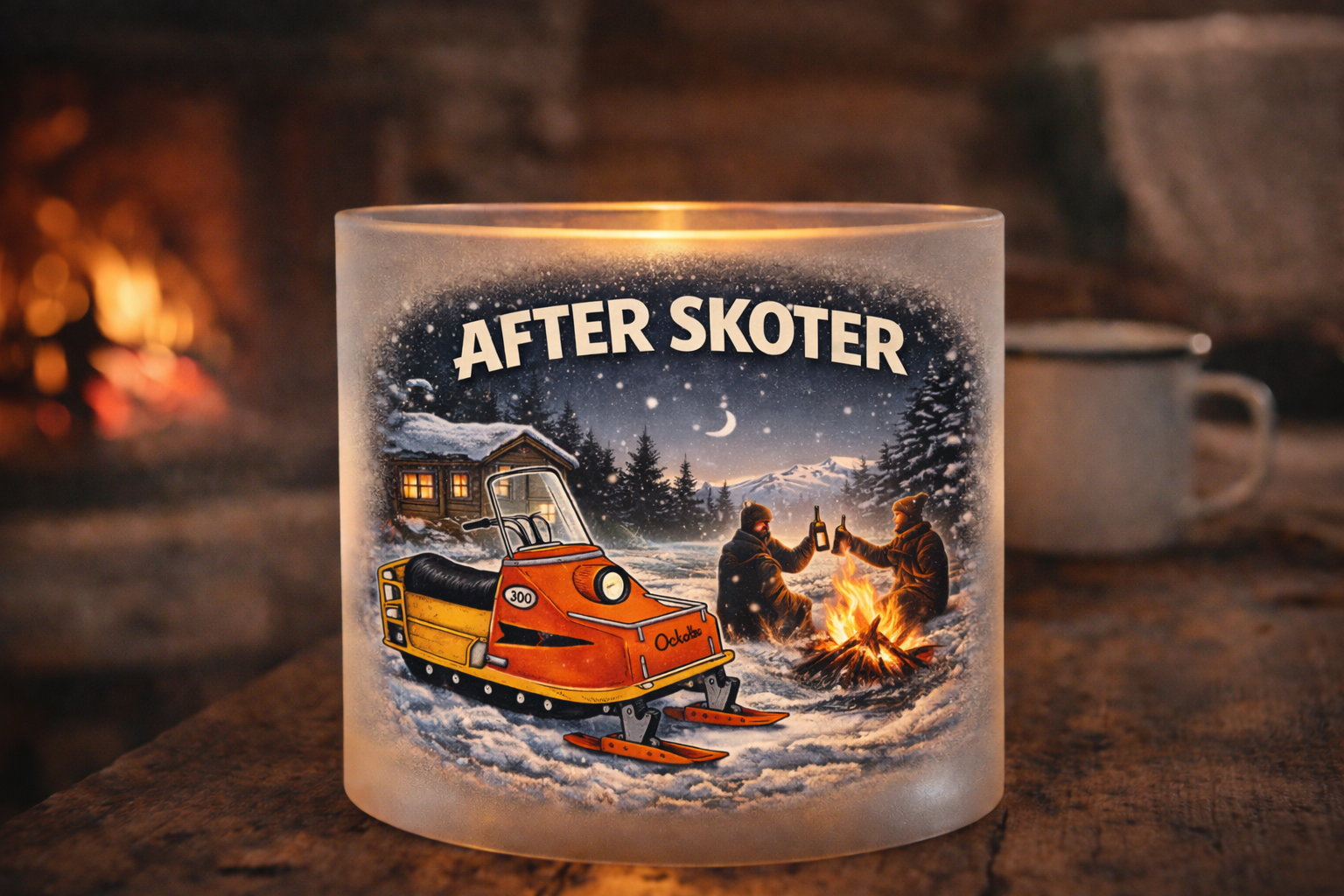 Frosted glass lantern - Scooter - 5