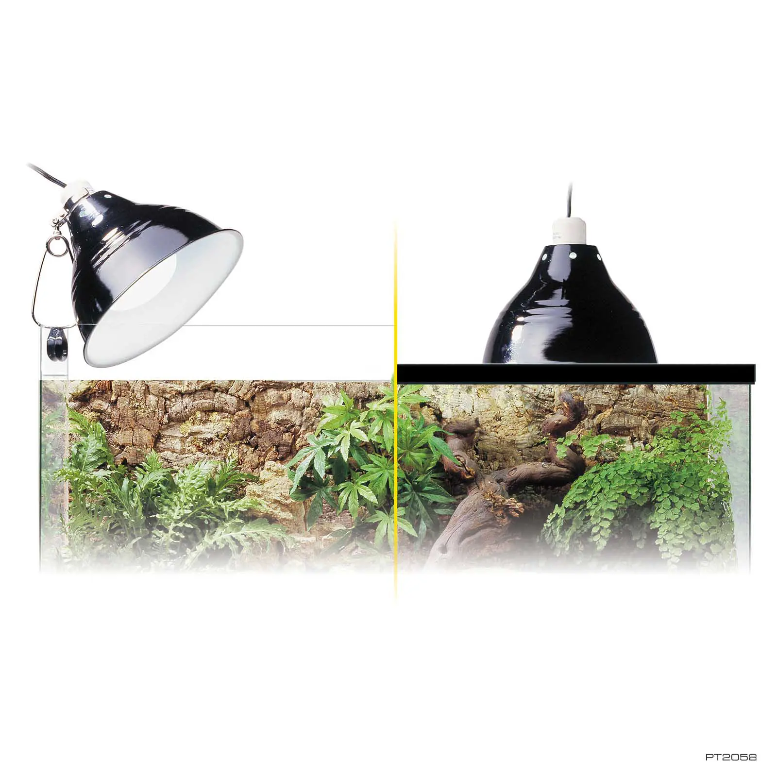 Exoterra Glowlight L 25.6x25.6x20.6cm, Max 200W, Socket E27 - 3