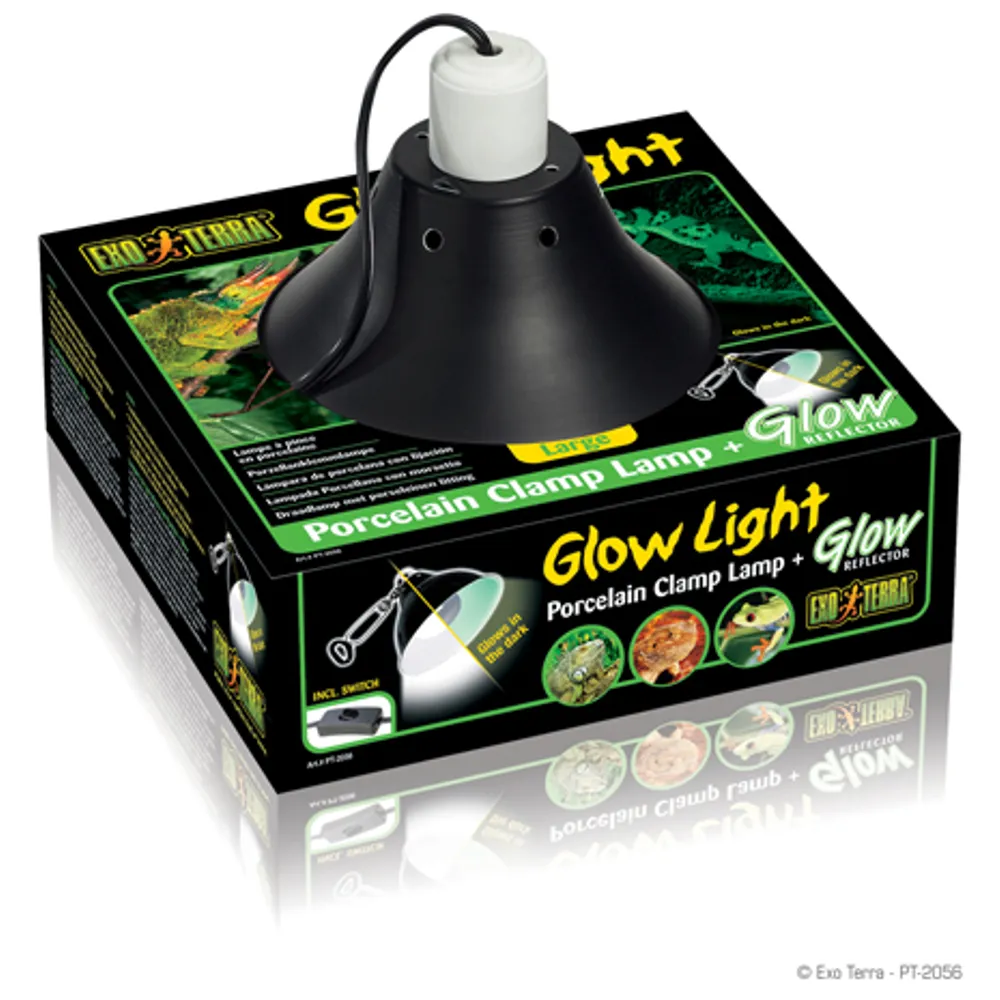 Exoterra Glowlight L 25.6x25.6x20.6cm, Max 200W, Socket E27