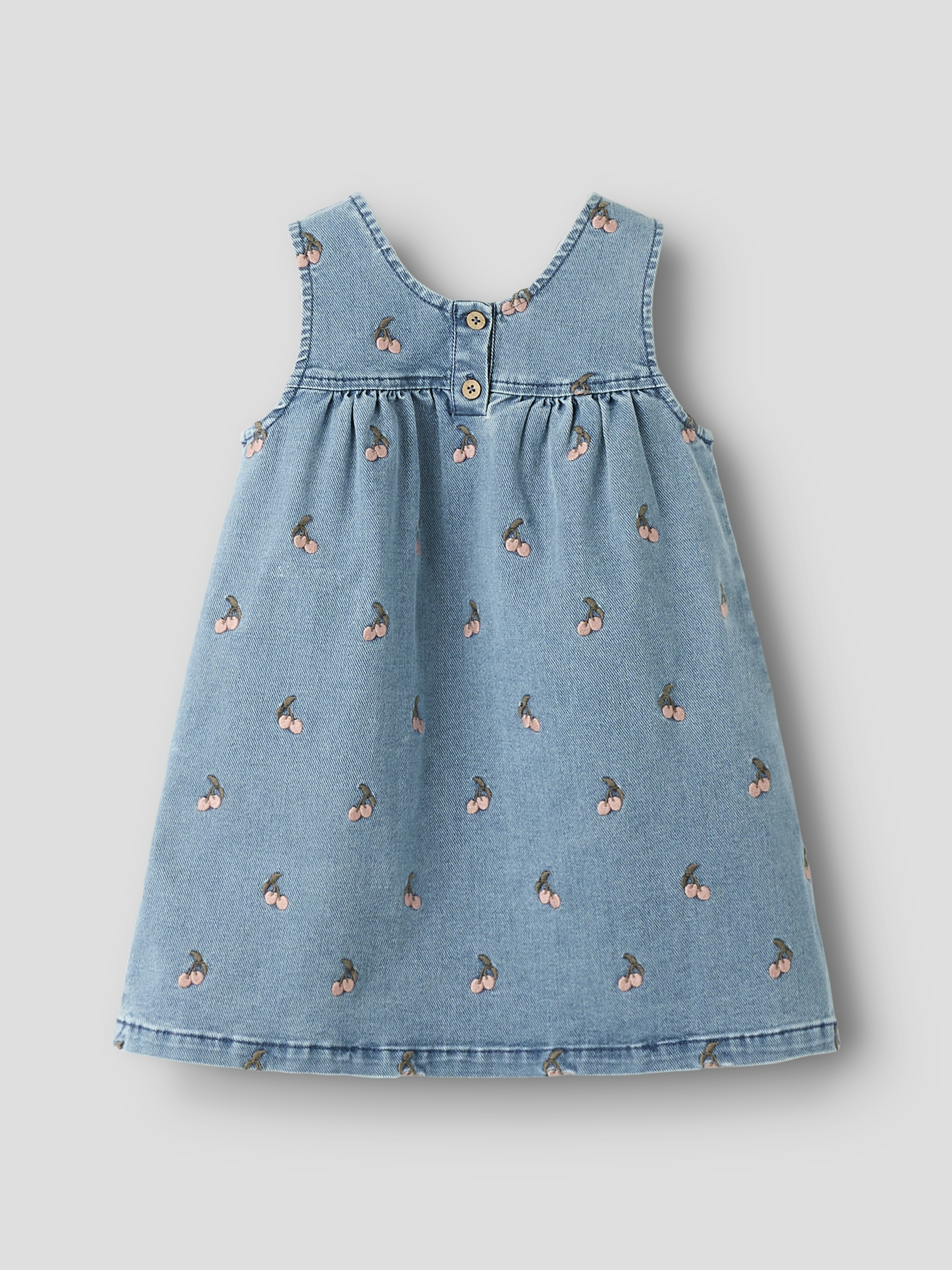  NMFDEVA DNM EMB SPENCER 2024-ES LIL medium blue denim Cherry - 2