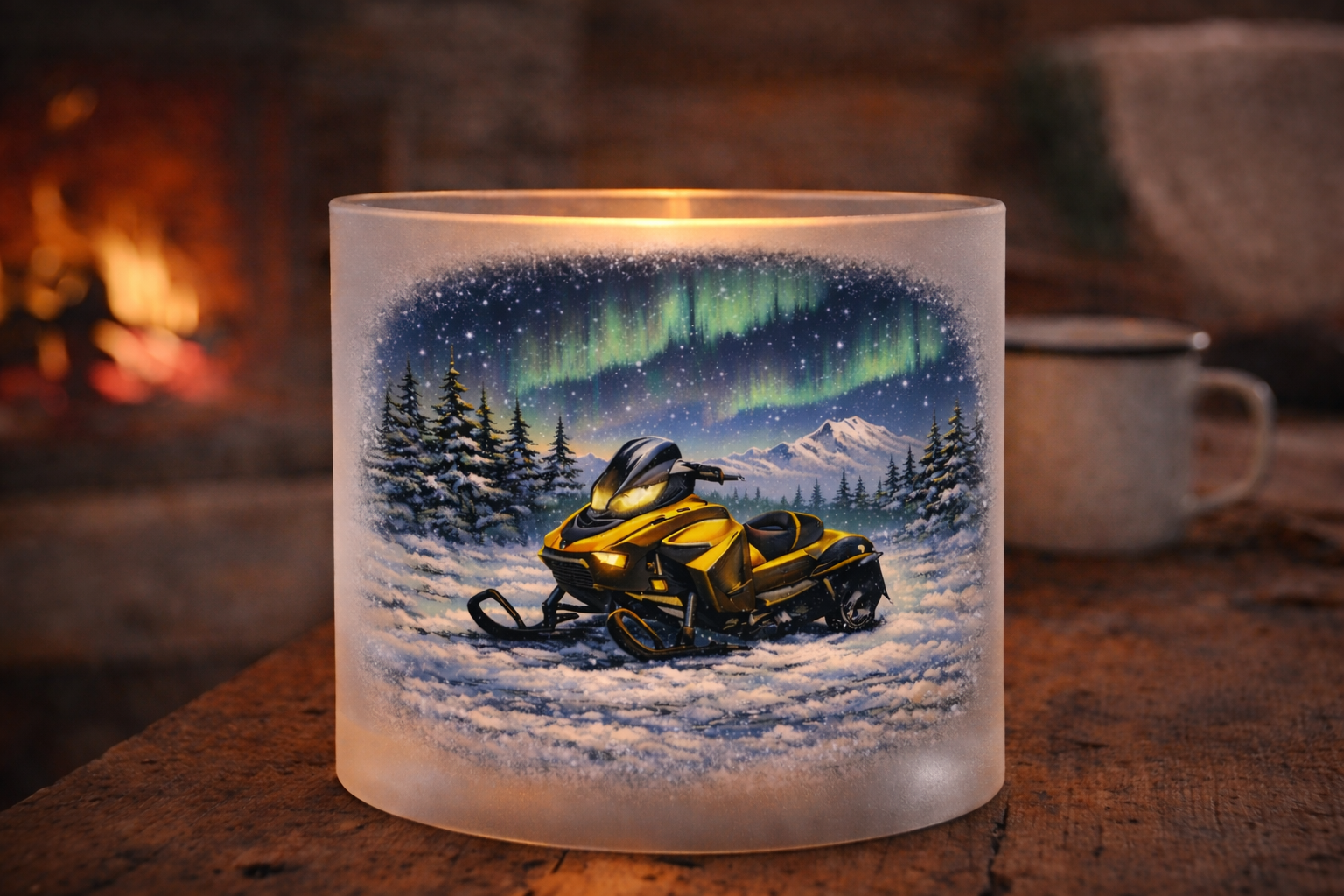 Frosted glass lantern - Scooter - 4
