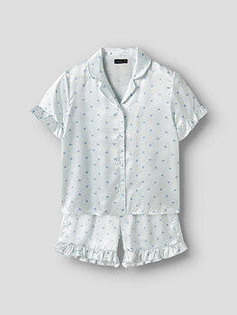 NLFNIGHTY SS SHORTS PYJAMAS SET Ice Melt