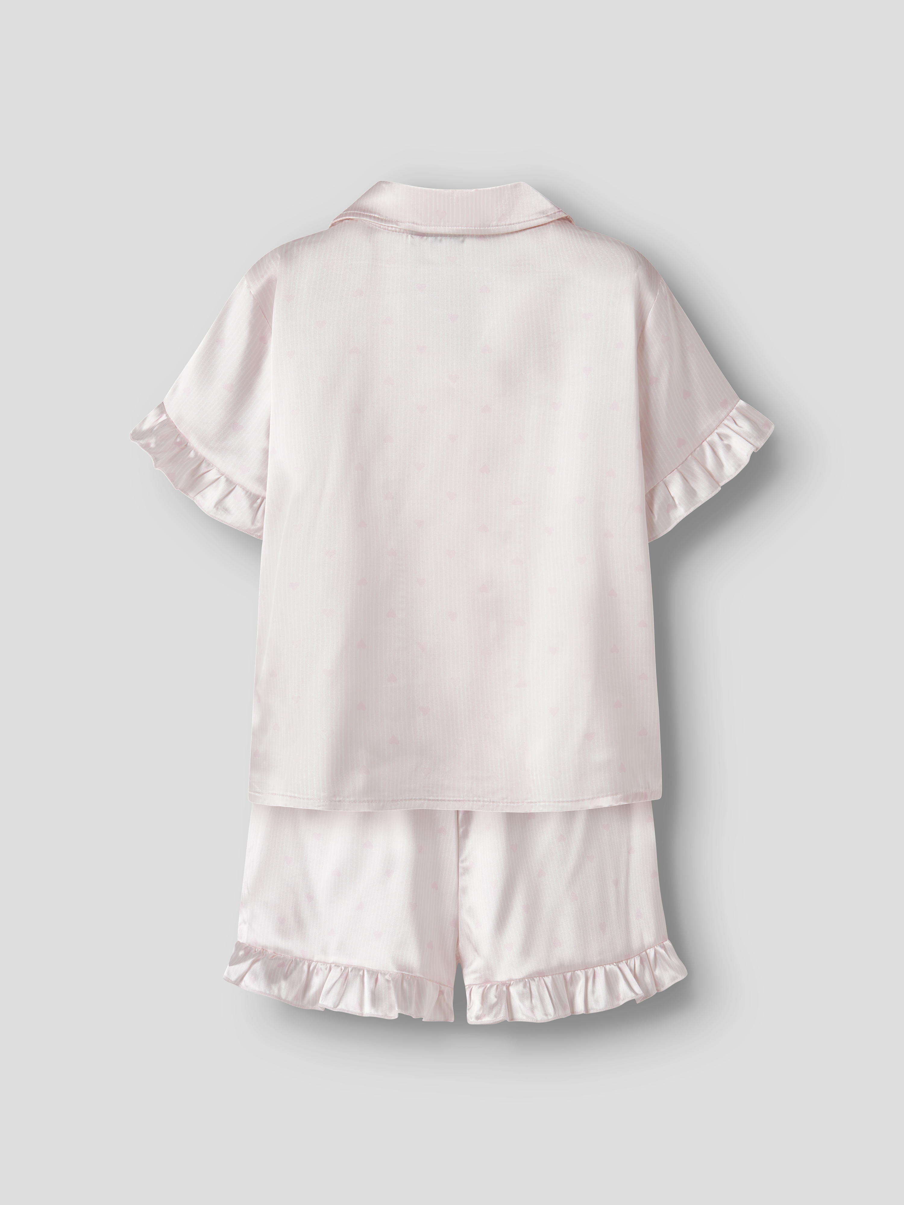 NLFNIGHTY SS SHORTS PYJAMAS SET Pink Marshmallow - 2
