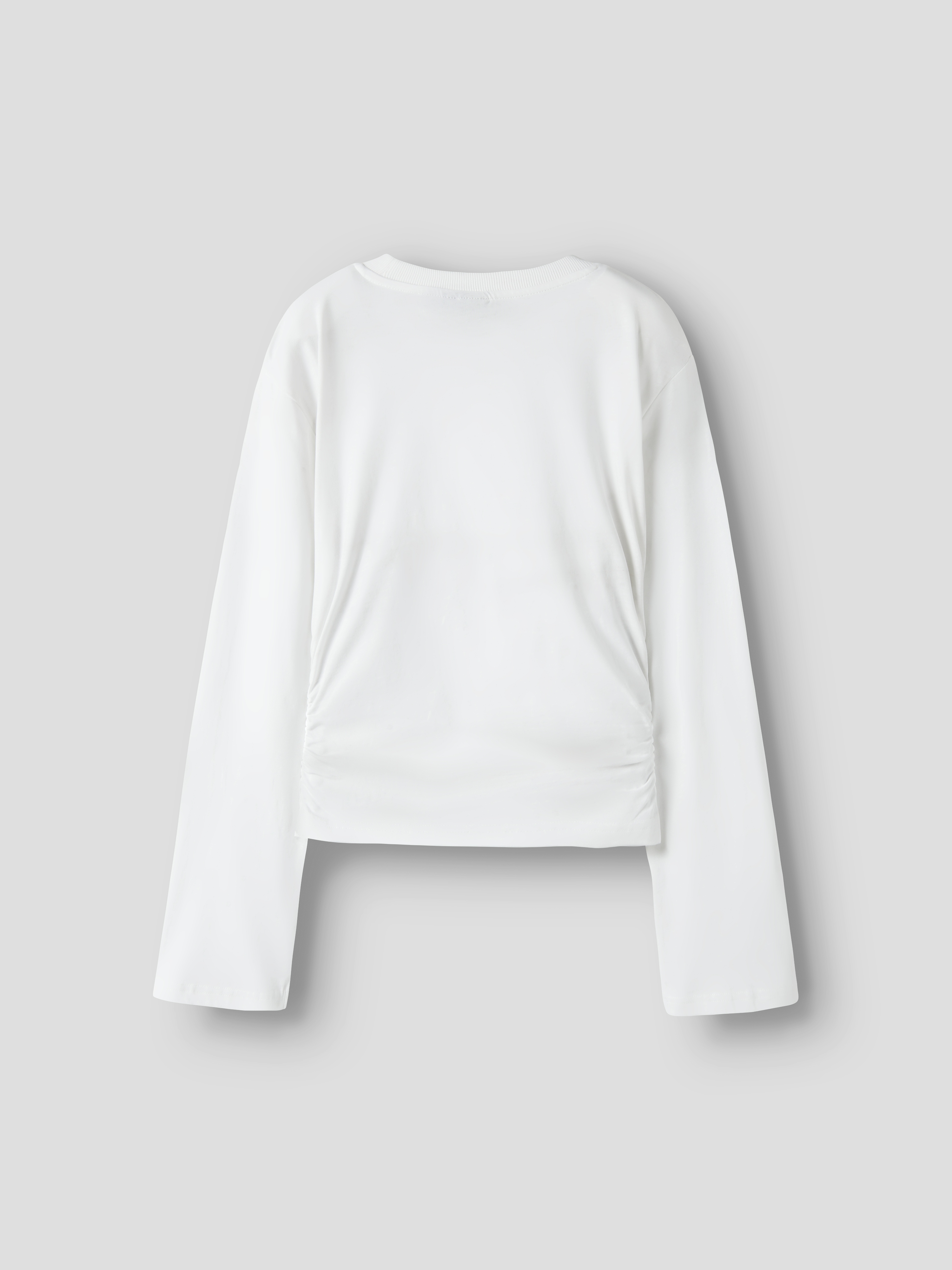 NLFNOVEGAT LS SHORT RUCHED TOP Bright White - 2