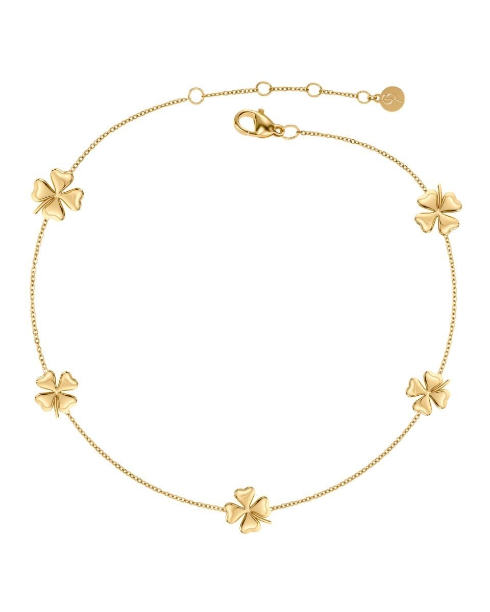Lucky Mini Anklet Mulit Gold - Edblad
