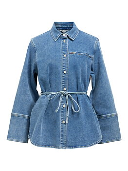 OBJCARO LS LO DENIM SHIRT 144 medium blue denim