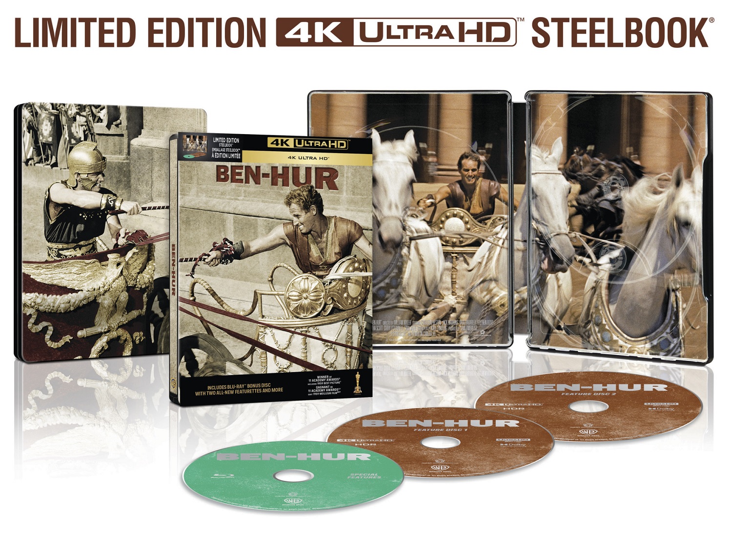 Ben Hur (Limited Edition Steelbook) (4K Ultra HD + Blu-ray) - 3