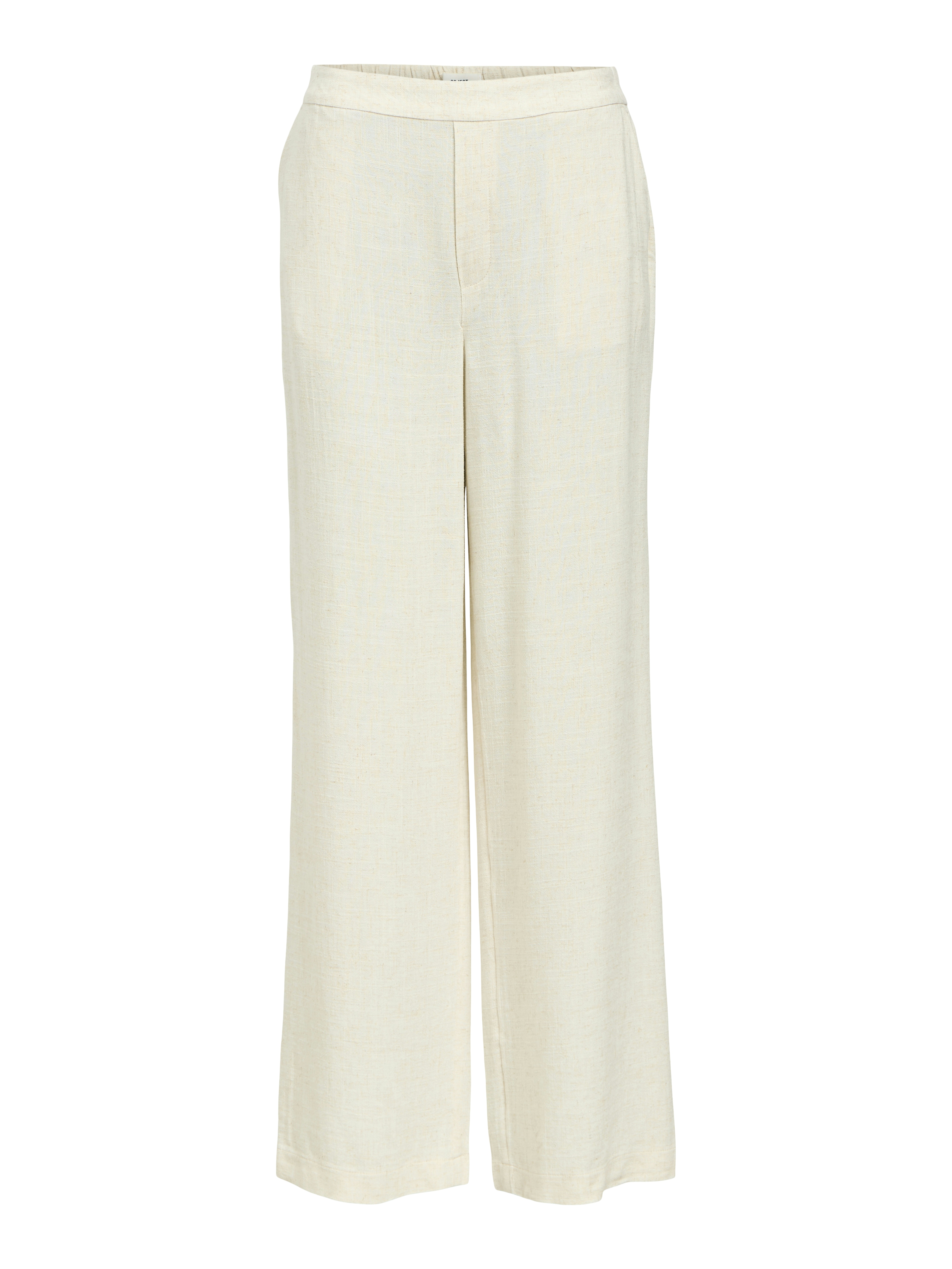 OBJSANNE ALINE WIDE PANT NOOS Sandshell