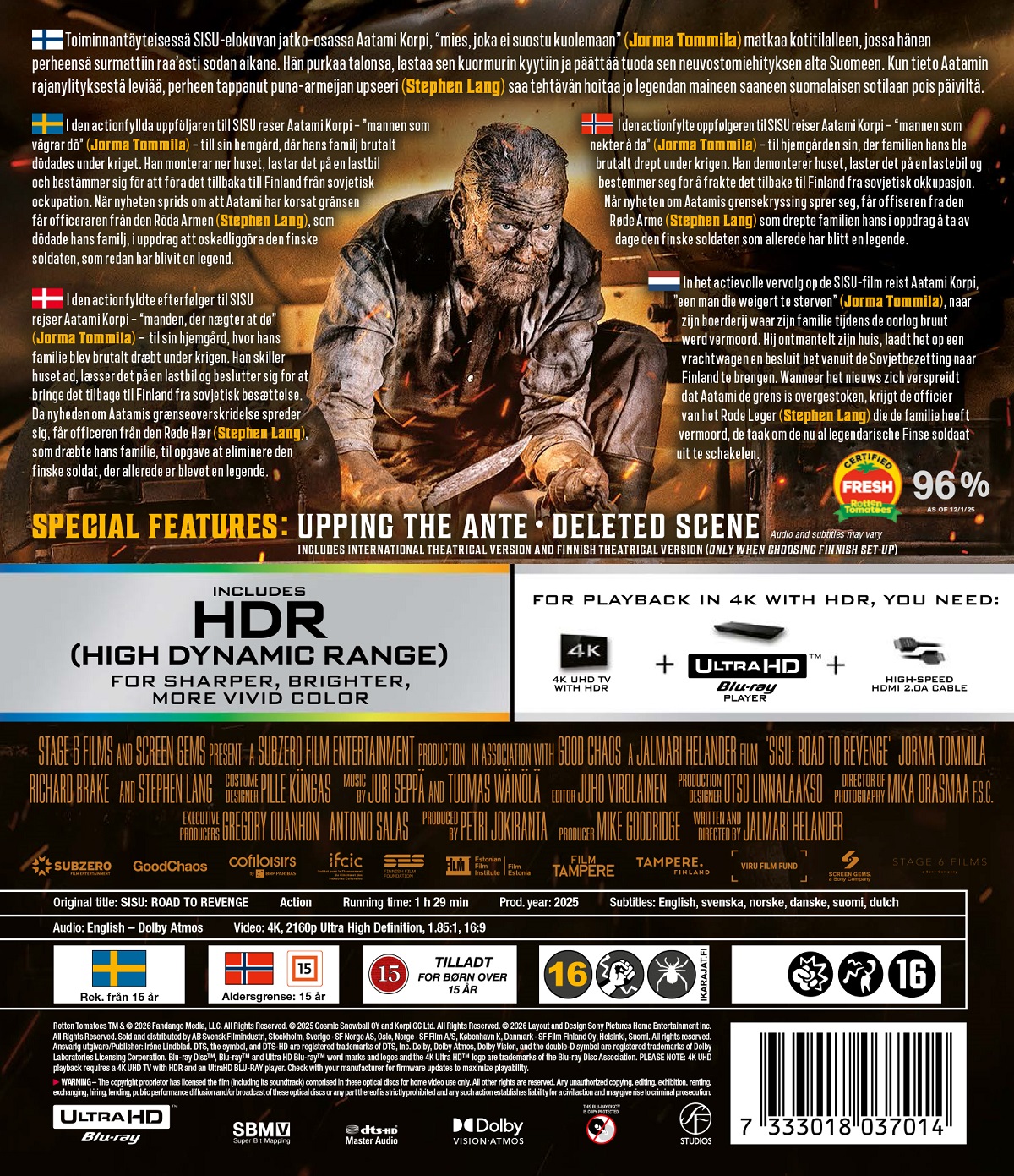 Sisu: Road to Revenge (4K Ultra HD) - 2