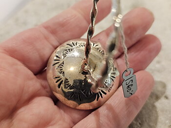 Rattle, sterling silver 925